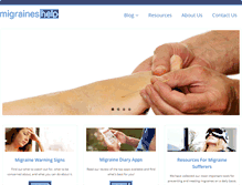 Tablet Screenshot of migraineshelp.com